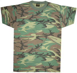 Hanco: Product - Woodland Camouflage T-Shirt