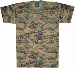 4033 - Digital Woodland Camouflage T-Shirt