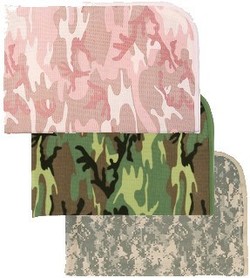 1642 - Camouflage Receiving Blanket
