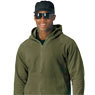3217 - Thermal Lined Military Style Zipper Hooded Sweatshirt