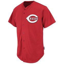 2351 - Reds Cool Base Button Front Jersey