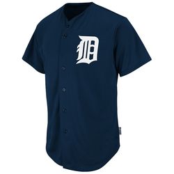 2351 - Tigers Cool Base Button Front Jersey